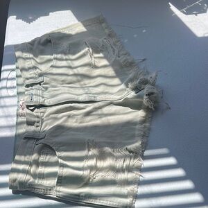 Hollister Light Blue Jean Shorts